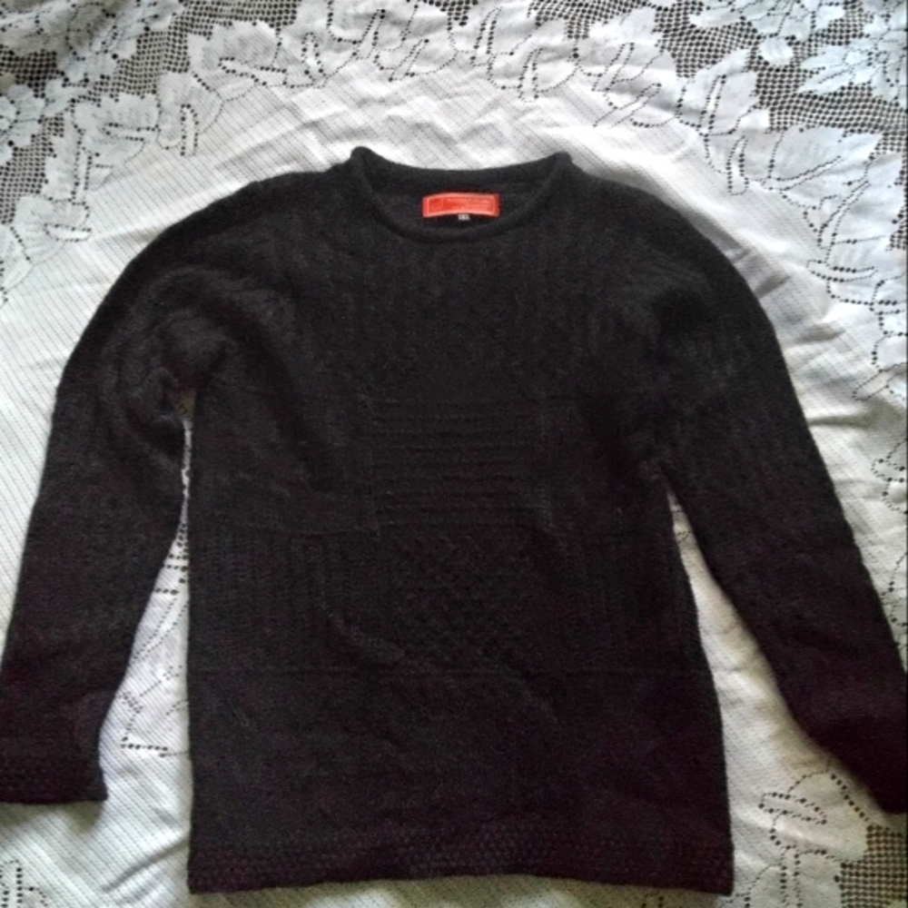 Black Alpaca Sweater